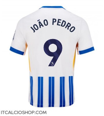 Brighton Joao Pedro #9 Prima Maglia 2024-25 Manica Corta